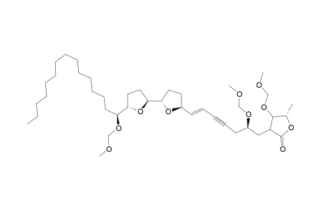 3-[8',11' : 12',15'-Diepoxy-2[',16'-bis(methoxymethoxy)tricosa-4'-yn-6'-enyl]-4-(methoxymethoxy)-5-methyldihydrofuran-2(3H,4H,5H)-one