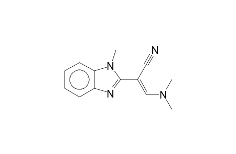 (2E)-3-(Dimethylamino)-2-(1-methyl-1H-benzimidazol-2-yl)-2-propenenitrile