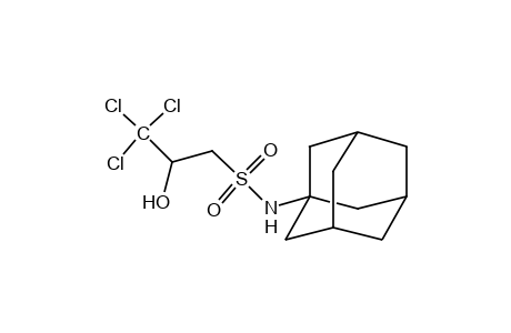 DL-N-(1-adamantyl)-2-hydroxy-3,3,3-trichloro-1-propanesulfonamide