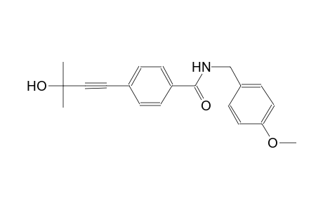 benzamide, 4-(3-hydroxy-3-methyl-1-butynyl)-N-[(4-methoxyphenyl)methyl]-