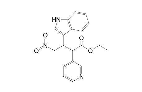 Ethyl 3-(3-1H-Indolyl)-4-nitro-2-(3-pyridyl)butanoate