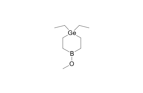 1,1-Diethyl-4-methoxy-1-germa-4-borinane
