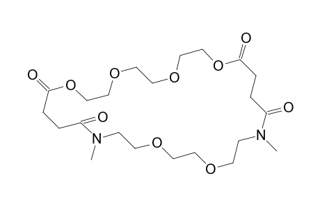 15,24-Dimethyl-1,4,7,10,18,21-hexaoxa-15,24-diazacyclooctacosane-11,14,25,28-tetrone