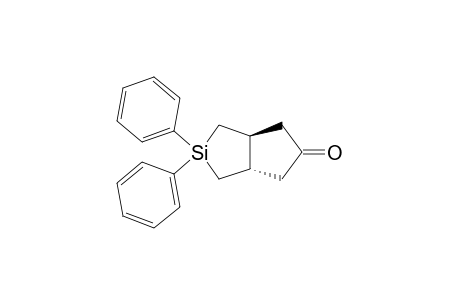 (1S,5S)-trans-7,7-Diphenyl-7-sila-bicyclo[3.3.0]octan-3-one