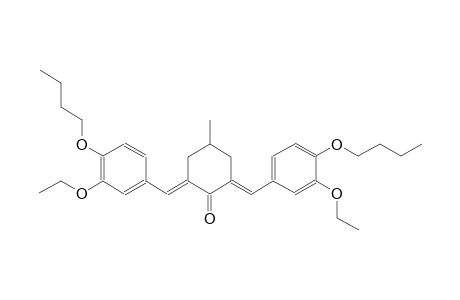 (2E,6E)-2,6-bis(4-butoxy-3-ethoxybenzylidene)-4-methylcyclohexanone