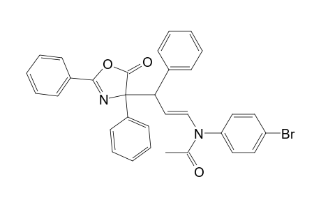Acetamide, N-(4-bromophenyl)-N-[3-(4,5-dihydro-5-oxo-2,4-diphenyl-4-oxazolyl)-3-phenyl-1-propenyl]-
