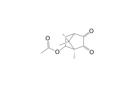 Bicyclo[2.2.1]heptane-2,3-dione, 6-(acetyloxy)-1,7,7-trimethyl-, (1R-exo)-