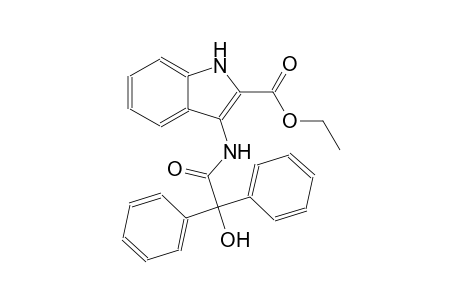 ethyl 3-{[hydroxy(diphenyl)acetyl]amino}-1H-indole-2-carboxylate