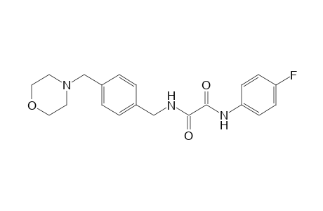 Ethanediamide, N(1)-(4-fluorophenyl)-N(2)-[[4-(4-morpholinylmethyl)phenyl]methyl]-