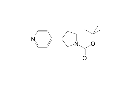 1-Pyrrolidinecarboxylic acid, 3-(4-pyridinyl)-, 1,1-dimethylethyl ester
