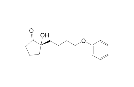 (R)-2-Hydroxy-2-(4-phenoxybutyl)cyclopentanone