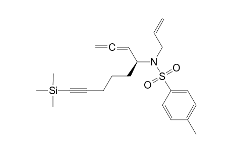 (S)-N-Allyl-N-(9-(trimethylsilyl)nona-1,2-dien-8-yn-4-yl)-4-methylbenzenesulfonamide