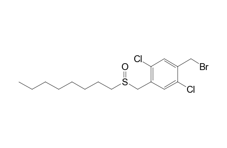 1-(bromomethyl)-2,5-bis(chloranyl)-4-(octylsulfinylmethyl)benzene