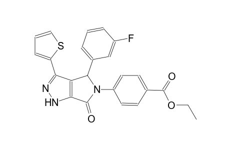 benzoic acid, 4-(4-(3-fluorophenyl)-4,6-dihydro-6-oxo-3-(2-thienyl)pyrrolo[3,4-c]pyrazol-5(1H)-yl)-, ethyl ester