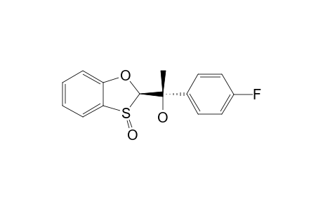 (2R,S(S))-2-[(1S)-1-(4-FLUOROPHENYL)-1-HYDROXYETHYL]-1,3-BEZOXATHIOL-3-(2H)-OXIDE
