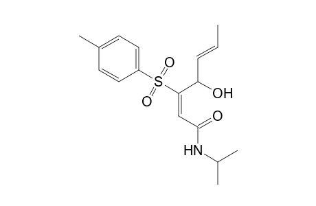 2,5-Heptadienamide, 4-hydroxy-N-(1-methylethyl)-3-[(4-methylphenyl)sulfonyl]-, (E,E)-