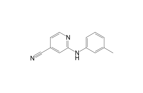 2-(3-Methylanilino)-4-pyridinecarbonitrile