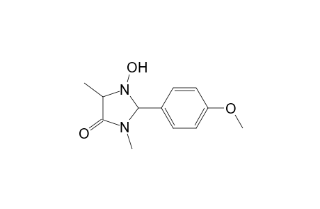 4-Imidazolidinone, 1-hydroxy-2-(4-methoxyphenyl)-3,5-dimethyl-