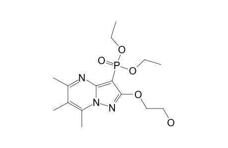 [2-(2-HYDROXYETHOXY)-5,6,7-TRIMETHYLPYRAZOLO-[1,5-A]-PYRIMIDIN-3-YL]-PHOSPHONIC-ACID-DIETHYLESTER