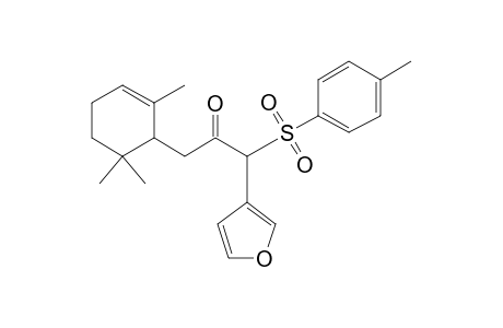 1-(3-furanyl)-1-(4-methylphenyl)sulfonyl-3-(2,6,6-trimethyl-1-cyclohex-2-enyl)-2-propanone