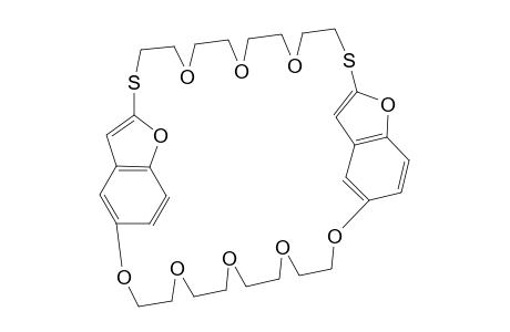 1,11-Dithiabis-2,5-benzofuro[36]crown