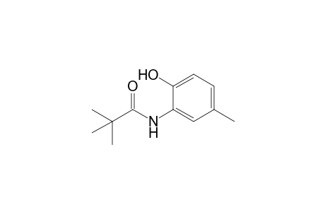 2,2-Dimethyl-N-(5-methyl-2-oxidanyl-phenyl)propanamide