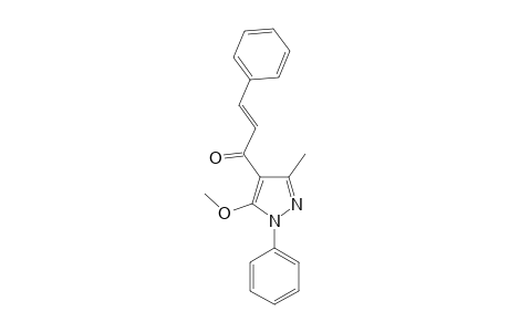 5-METHOXY-3-METHYL-N-PHENYL-4-PHENYLACRYLOYLPYRAZOL