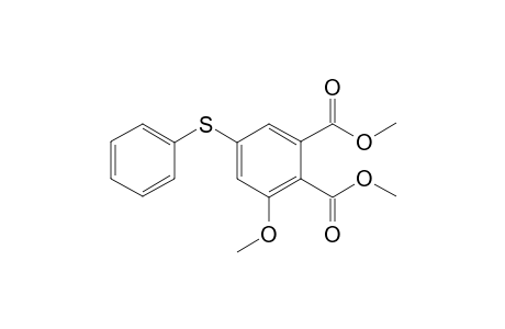Dimethyl 3-methoxy-5-(phenylthio)-o-phthalate
