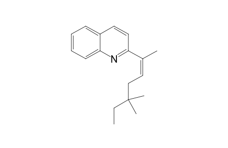 cis-2-(5,5-Dimethyl-2-heptenyl)quinoline