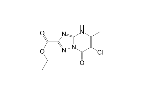 ethyl 6-chloro-5-methyl-7-oxo-4,7-dihydro[1,2,4]triazolo[1,5-a]pyrimidine-2-carboxylate