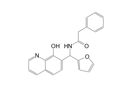 benzeneacetamide, N-[2-furanyl(8-hydroxy-7-quinolinyl)methyl]-