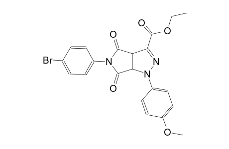 ethyl 5-(4-bromophenyl)-1-(4-methoxyphenyl)-4,6-dioxo-1,3a,4,5,6,6a-hexahydropyrrolo[3,4-c]pyrazole-3-carboxylate