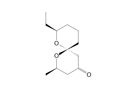 (2RS,6SR,8SR)-8-ETHYL-2-METHYL-DIOXASPIRO-[5,5]-UNDECAN-4-ONE