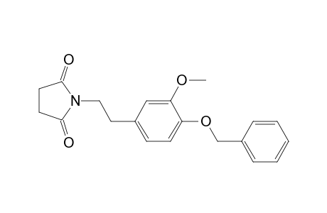 1-[2-(3-methoxy-4-phenylmethoxy-phenyl)ethyl]pyrrolidine-2,5-dione