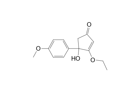 3-Ethoxy-4-hydroxy-4-(4-methoxyphenyl)cyclopent-2-enone
