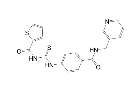 benzamide, N-(3-pyridinylmethyl)-4-[[[(2-thienylcarbonyl)amino]carbonothioyl]amino]-
