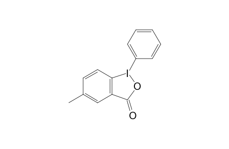 4-methyl-9-phenyl-9$l^{3}-ioda-8-oxabicyclo[4.3.0]nona-1(6),2,4-trien-7-one