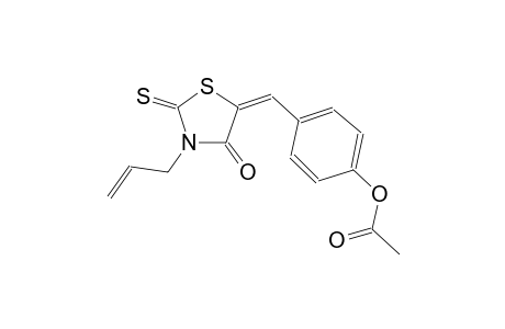 4-thiazolidinone, 5-[[4-(acetyloxy)phenyl]methylene]-3-(2-propenyl)-2-thioxo-, (5E)-