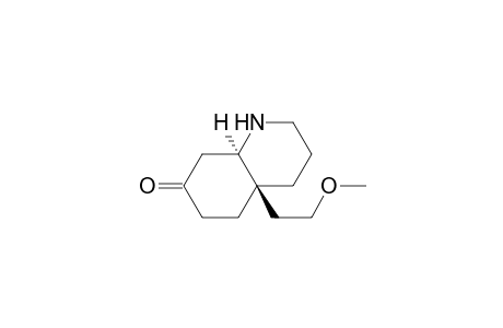 7(1H)-Quinolinone, octahydro-4a-(2-methoxyethyl)-, cis-(.+-.)-