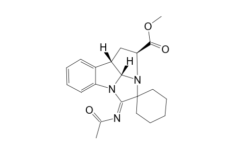 (Z)-(2S,10BS,10CR)-5-ACETYLIMINO-2-METHOXYCARBONYL-HEXAHYDROPYRROLO-[1',2',3':1,9A,9]-IMIDAZO-[1,2-A]-INDOLE-4-SPIRO-CYCLOHEXANE