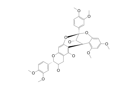 EPICATECHIN-(2-BETA->O->7,4-BETA->6)-CATECHIN-HEXAMETHYLETHER