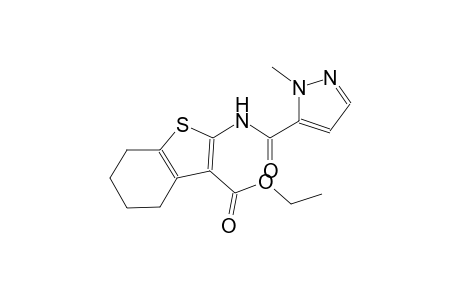 ethyl 2-{[(1-methyl-1H-pyrazol-5-yl)carbonyl]amino}-4,5,6,7-tetrahydro-1-benzothiophene-3-carboxylate