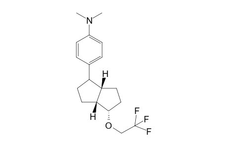 trans-2-(4-N,N-Dimethyaminophenyl)-6-(2',2',2'-trifluoroethoxyethyl)bicyclo[3.3.0]octane
