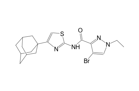 N-[4-(1-adamantyl)-1,3-thiazol-2-yl]-4-bromo-1-ethyl-1H-pyrazole-3-carboxamide