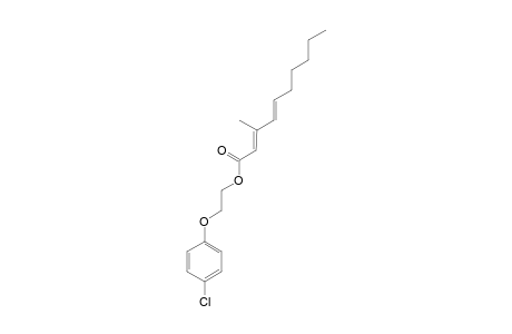 2-(4-CHLOROPHENOXY)-ETHYL_3-METHYL-2-XI,4E-DECADIENOATE