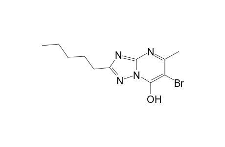 [1,2,4]triazolo[1,5-a]pyrimidin-7-ol, 6-bromo-5-methyl-2-pentyl-