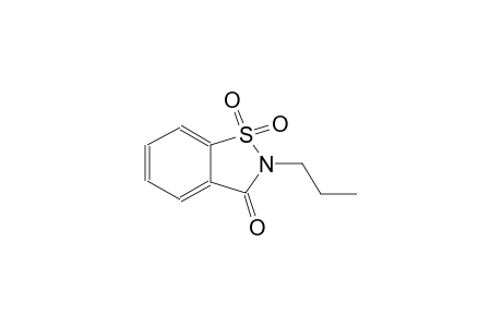 1,2-benzisothiazol-3(2H)-one, 2-propyl-, 1,1-dioxide