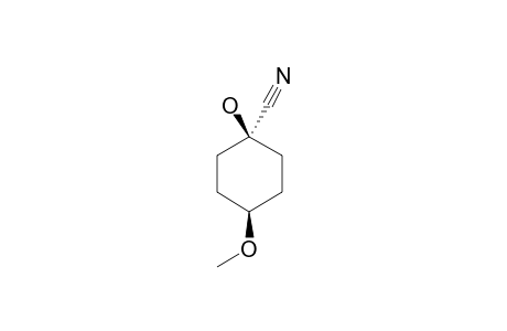CIS-4-METHOXYCYCLOHEXANONE-CYANOHYDRIN