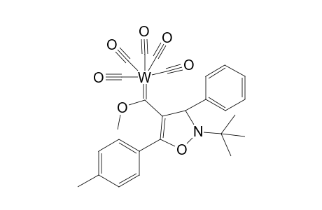 2-(tert-Butyl)-5-(p-methylphenyl)-4-(methoxymethylene)-3-phenyldihydroisoxazolepentacarbonyltungsten
