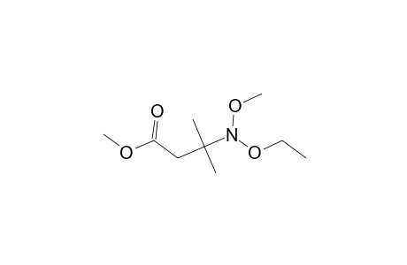 Methyl 3-[ethoxy(methoxy)amino]-3-methylbutanoate